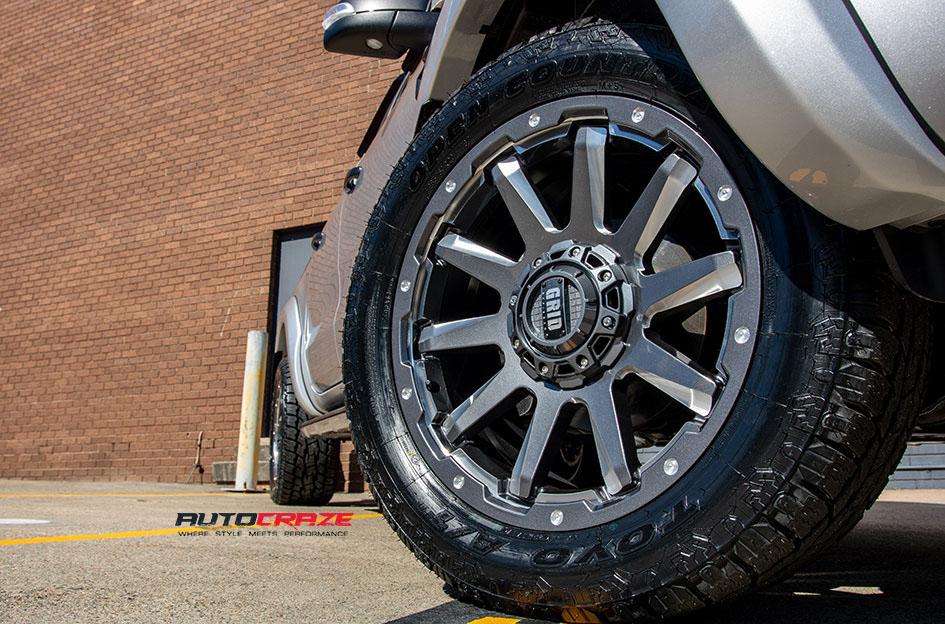 FORD RANGER GD05 GRAPHITE WITH MILLED ACCENTS